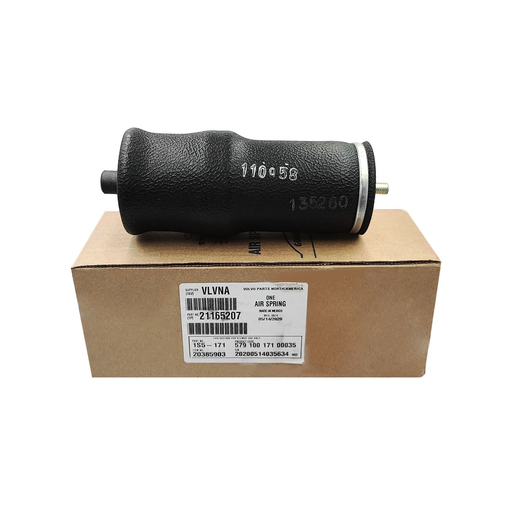 Original Volvo Air Spring / Cab Air Bag – Part # 21165207, Fits Various Models, 6-Month Warranty